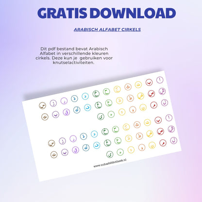 Arabisch Alfabet Cirkels