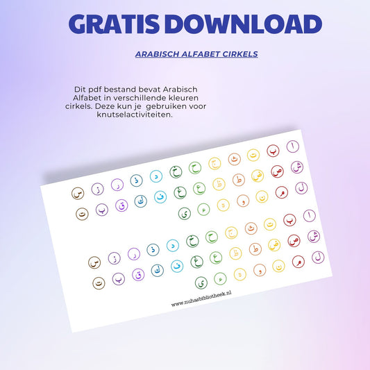 Arabisch Alfabet Cirkels