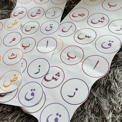 Arabisch Alfabet Cirkels