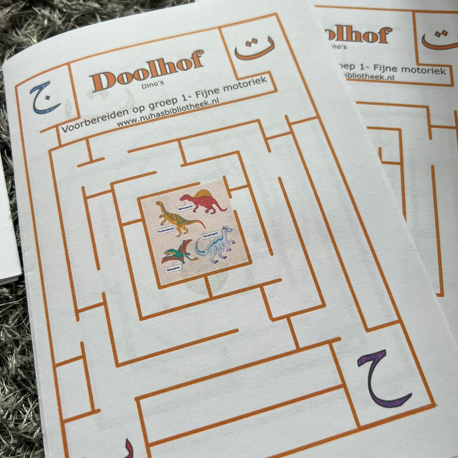 Dino traktatie boekje